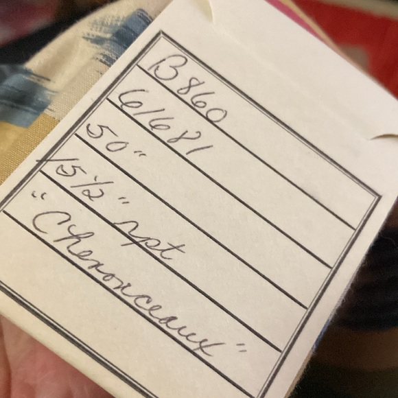 26 x 35 brunschwig & fils sample Chenonceaux cotton - Picture 3 of 6